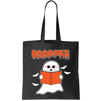 Booooks Book Lover Halloween Ghost Boo Bag