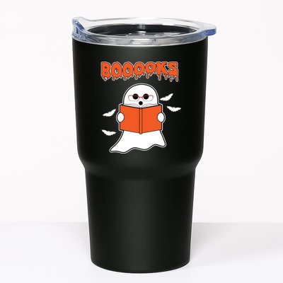 Booooks Book Lover Halloween Ghost Boo Tumbler