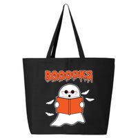 Booooks Book Lover Halloween Ghost Boo 25L Jumbo Tote