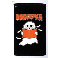 Booooks Book Lover Halloween Ghost Boo Golf Towel