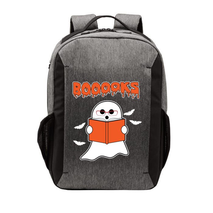 Booooks Book Lover Halloween Ghost Boo Vector Backpack