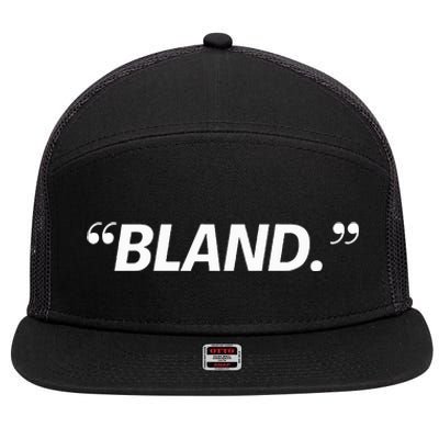 Bland 7 Panel Mesh Trucker Snapback Hat