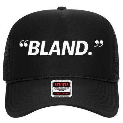 Bland High Crown Mesh Back Trucker Hat