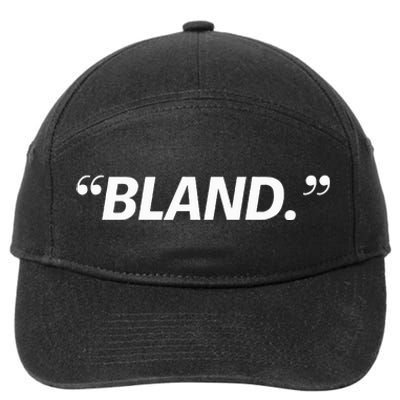 Bland 7-Panel Snapback Hat