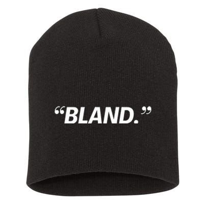 Bland Short Acrylic Beanie