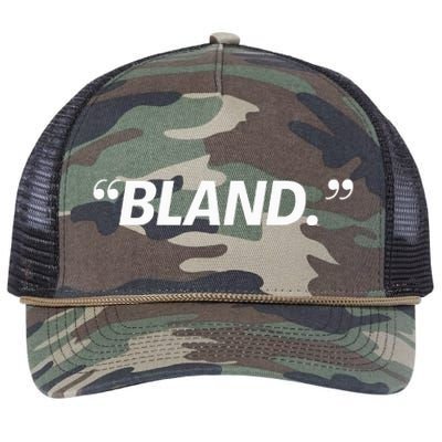 Bland Retro Rope Trucker Hat Cap