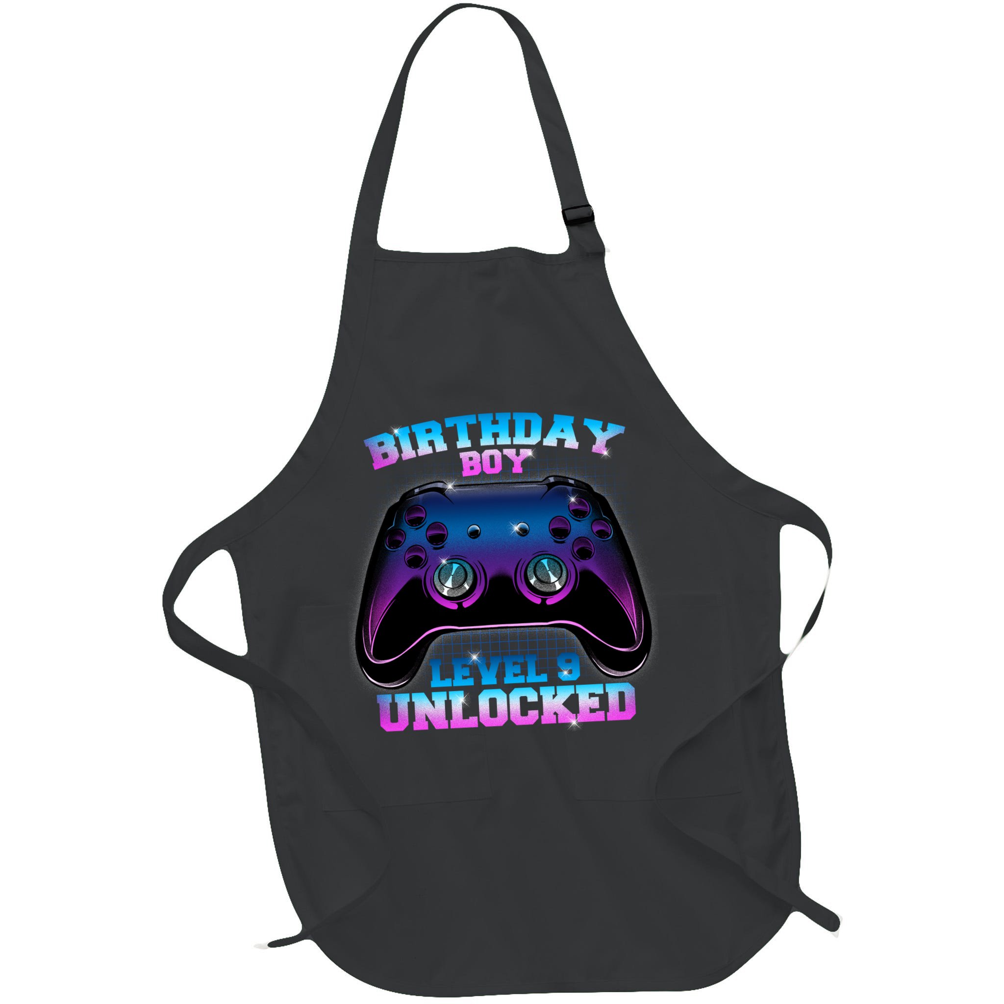 Birthday Boy Level 9 Unlocked Birthday Gift Apron