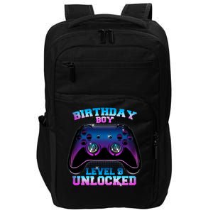 Birthday Boy Level 9 Unlocked Birthday Gift Impact Tech Backpack