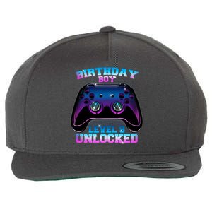 Birthday Boy Level 9 Unlocked Birthday Gift Wool Snapback Cap