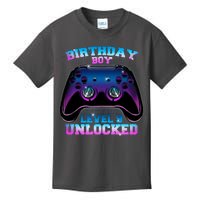 Birthday Boy Level 9 Unlocked Birthday Gift Kids T-Shirt