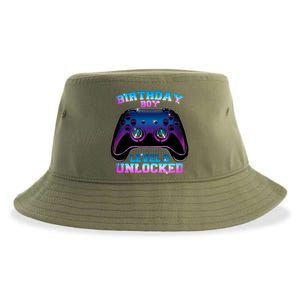 Birthday Boy Level 9 Unlocked Birthday Gift Sustainable Bucket Hat