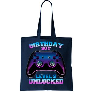 Birthday Boy Level 9 Unlocked Birthday Gift Tote Bag