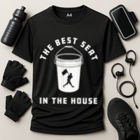 Bucket Baseball Lovers The Best Seat In The House Cooling Performance Crew T-Shirt