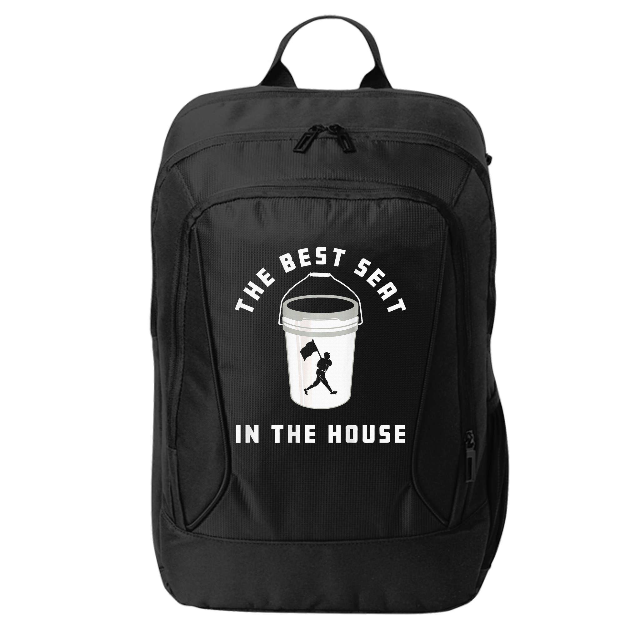 Bucket Baseball Lovers The Best Seat In The House City Backpack