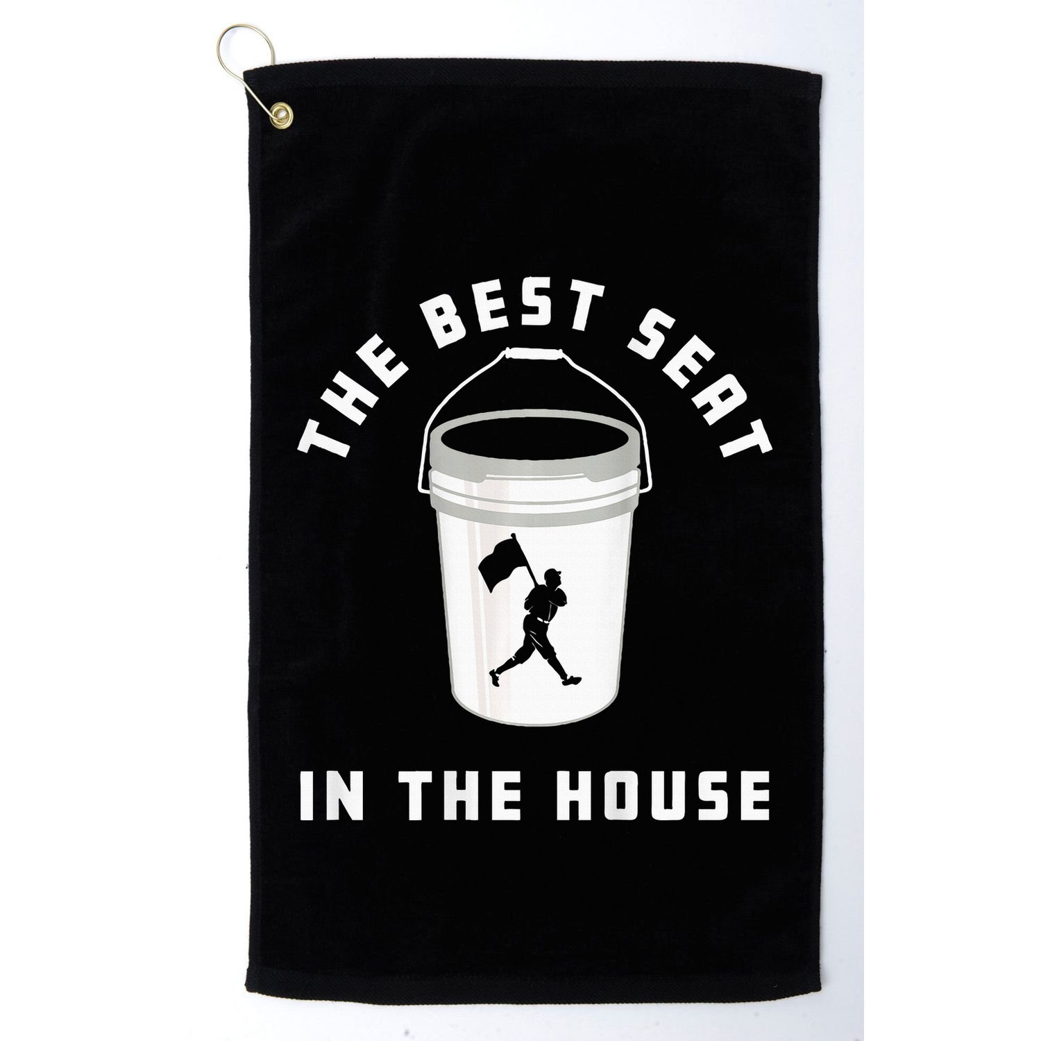 Bucket Baseball Lovers The Best Seat In The House Golf Towel