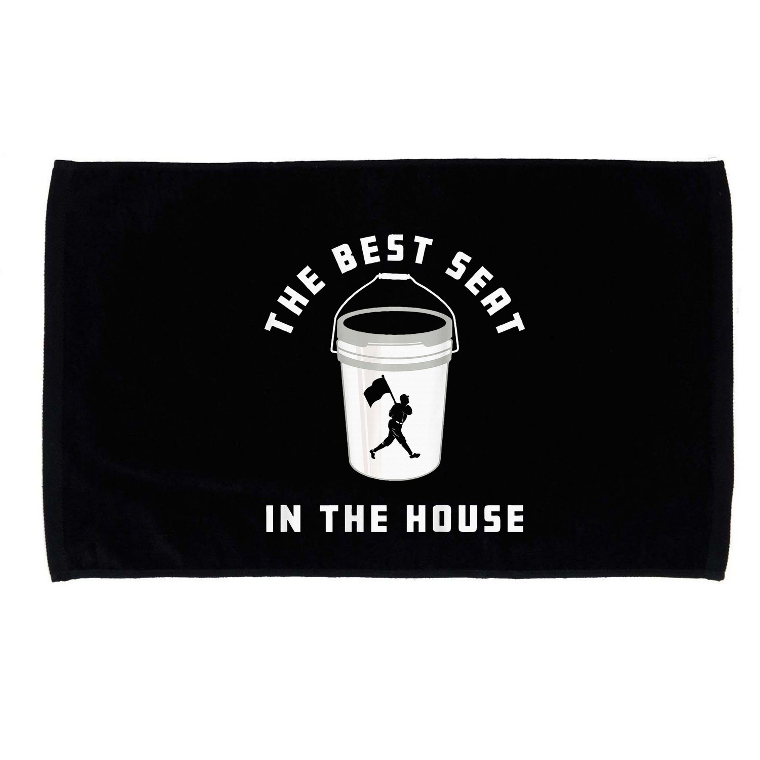 Bucket Baseball Lovers The Best Seat In The House Microfiber Hand Towel
