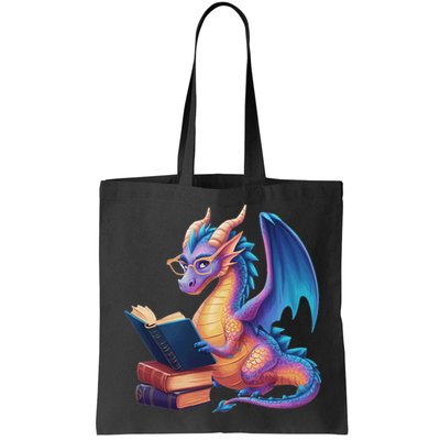 Bookworm Book Lover Women Dragon Reading Bag