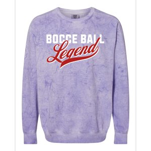 Bocce Ball Legend Funny Bocce Ball Gift Colorblast Crewneck Sweatshirt