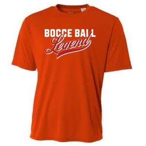 Bocce Ball Legend Funny Bocce Ball Gift Cooling Performance Crew T-Shirt