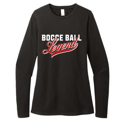 Bocce Ball Legend Funny Bocce Ball Gift Womens CVC Long Sleeve Shirt