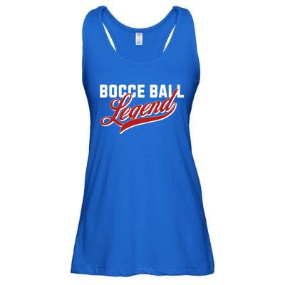 Bocce Ball Legend Funny Bocce Ball Gift Ladies Essential Flowy Tank