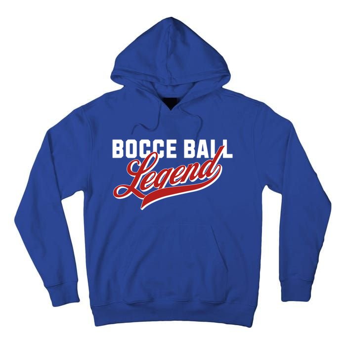 Bocce Ball Legend Funny Bocce Ball Gift Tall Hoodie