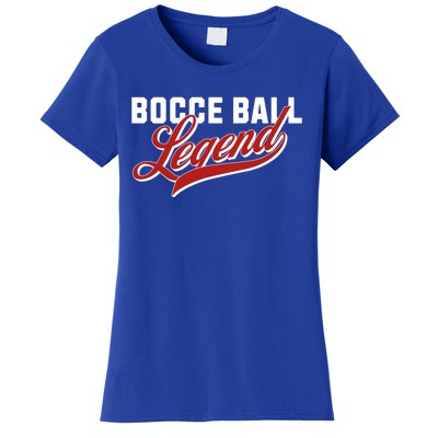 Bocce Ball Legend Funny Bocce Ball Gift Women's T-Shirt