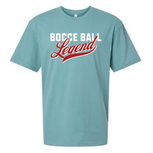 Bocce Ball Legend Funny Bocce Ball Gift Sueded Cloud Jersey T-Shirt