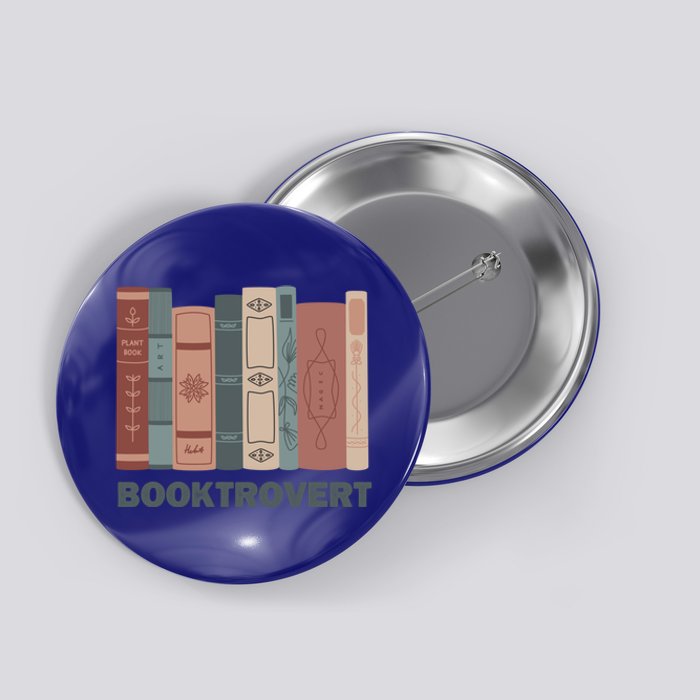 Booktrovergift Book Lover Vintage Books Librarian Teacher Gift Button