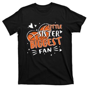 Basketball Bball Little Sister Sis For Girls Basketball T-Shirt