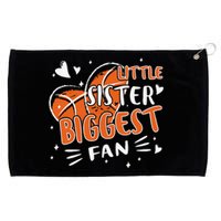 Basketball Bball Little Sister Sis For Girls Basketball Grommeted Golf Towel