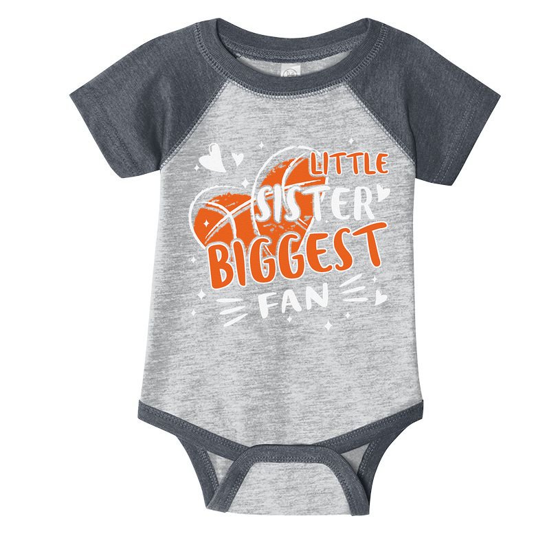 Basketball Bball Little Sister Sis For Girls Basketball Infant Baby Jersey Bodysuit