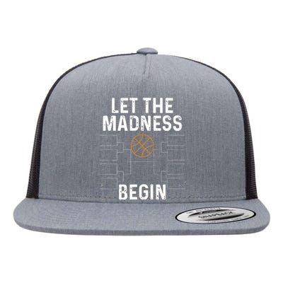 Basketball Bracket Let The Madness Begin Funny College Flat Bill Trucker Hat