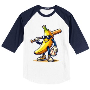 Banana Baseball Lover Cool Game Baseball Sleeve Shirt