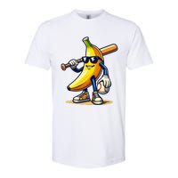 Banana Baseball Lover Cool Game Softstyle CVC T-Shirt