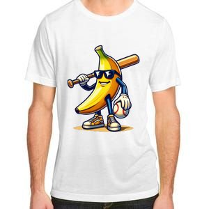 Banana Baseball Lover Cool Game Adult ChromaSoft Performance T-Shirt