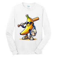 Banana Baseball Lover Cool Game Tall Long Sleeve T-Shirt