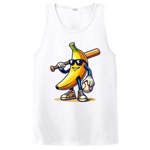 Banana Baseball Lover Cool Game PosiCharge Competitor Tank