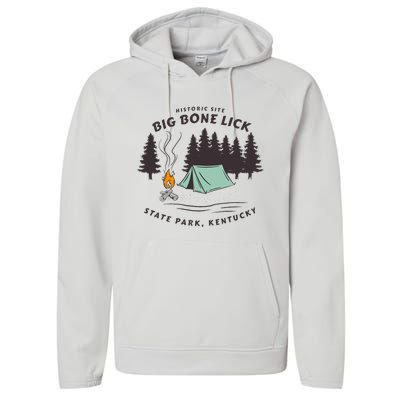 Big Bone Lick Park Performance Fleece Hoodie