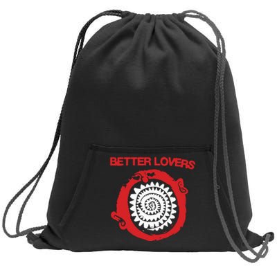 Betterloversband Better Lovers Spiral Teeth Sweatshirt Cinch Pack Bag