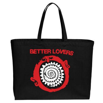 Betterloversband Better Lovers Spiral Teeth Cotton Canvas Jumbo Tote