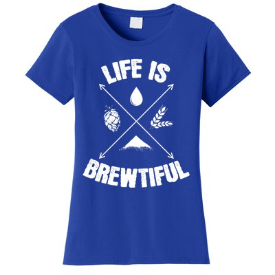 Brewing Beer Life Is Beautiful Cute Gift Women's T-Shirt