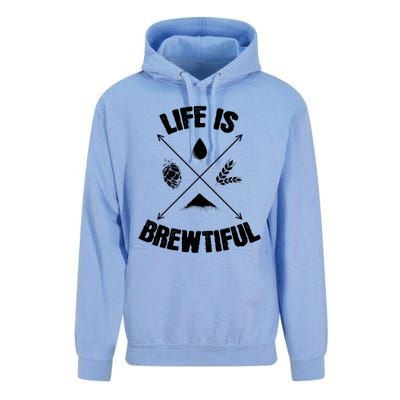 Brewing Beer Life Is Beautiful Cute Gift Unisex Surf Hoodie