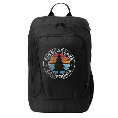 Big Bear Lake California Ca Vintage Graphic Retro 70s City Backpack
