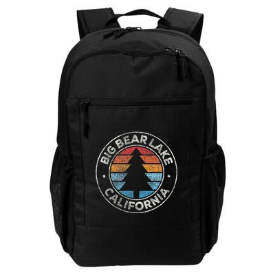 Big Bear Lake California Ca Vintage Graphic Retro 70s Backpack
