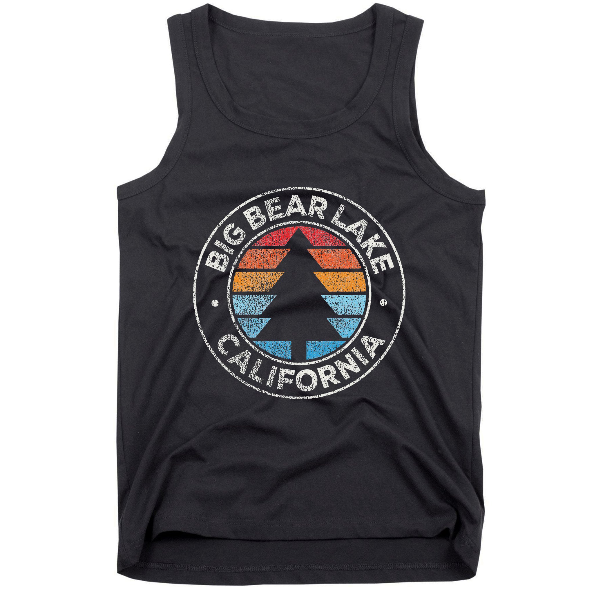 Big Bear Lake California Ca Vintage Graphic Retro 70s Tank Top