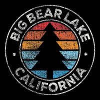 Big Bear Lake California Ca Vintage Graphic Retro 70s Tank Top