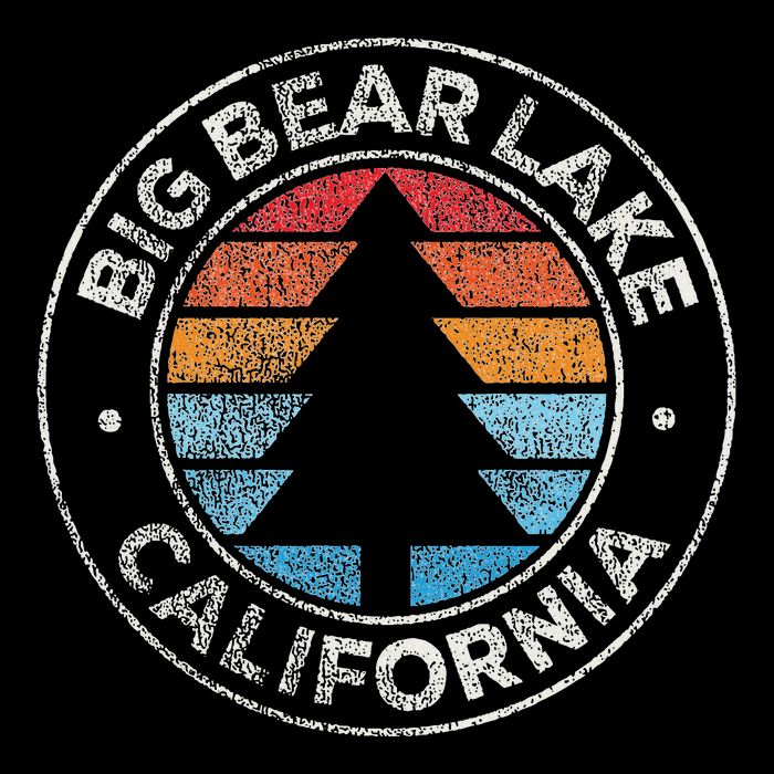 Big Bear Lake California Ca Vintage Graphic Retro 70s Tank Top