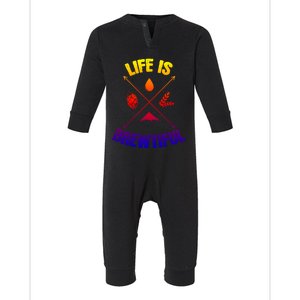 Brewing Beer Life Is Beautiful Gift Infant Fleece One Piece