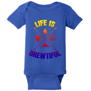 Brewing Beer Life Is Beautiful Gift Baby Bodysuit